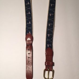 Leather men’s golf belt